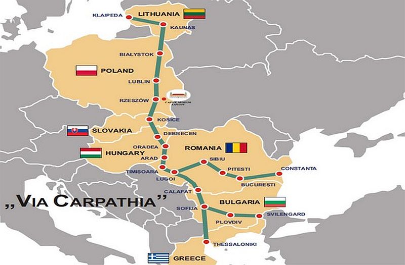 Szabad jelzés a Via Carpatiának Romániában