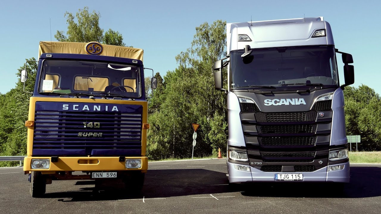 Új az öreg ellen: négy veterán gépkocsivezető és két legendás Scania tehergépkocsi