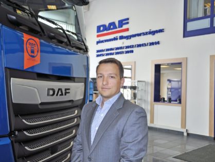Tizedik éve töretlenül piacvezető a DAF márka Magyarországon