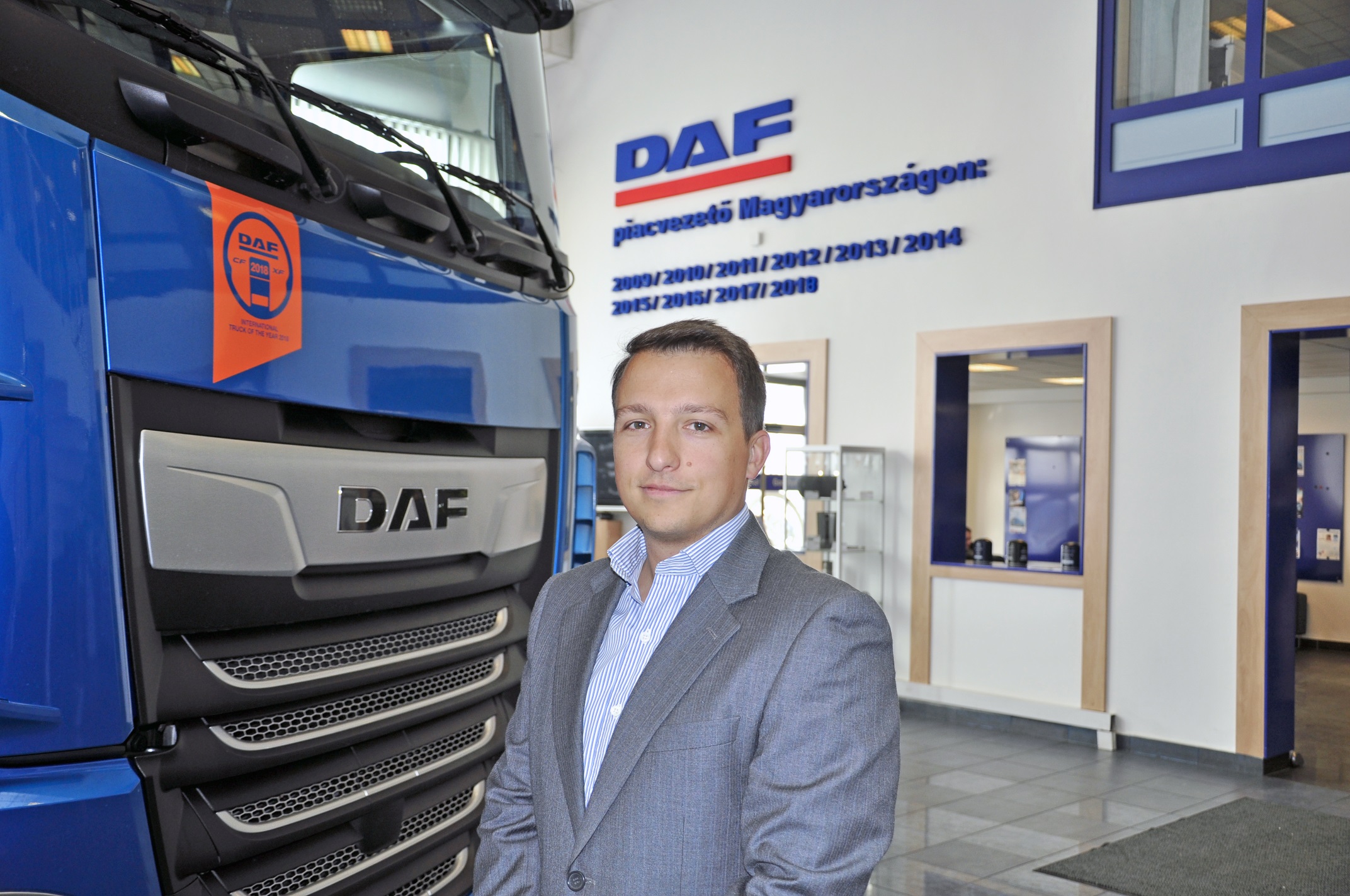 Tizedik éve töretlenül piacvezető a DAF márka Magyarországon